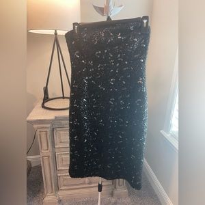 NWOT Banana Republic Strapless Sequin Dress
